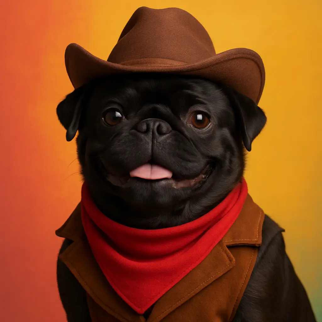 Pet portrait example